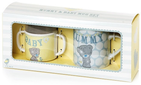 Tatty Teddy-set Mamma/Barn Mugg frn Me to you (Miranda nalle) sljs p Nalleriet.se