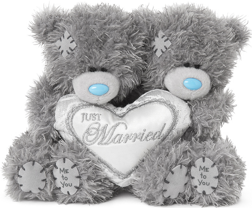 Nallepar Just Married, 10cm, Me to you (Miranda nalle)sljs p Nalleriet.se