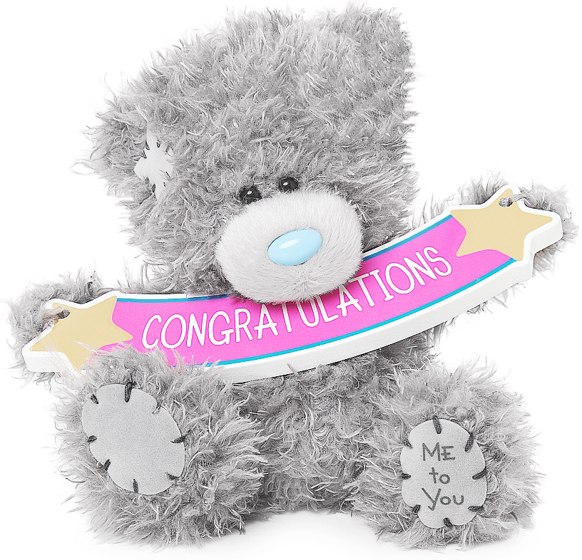 Nalle Congratulations, 13cm från Me to you (Miranda nalle) säljs på Nalleriet.se