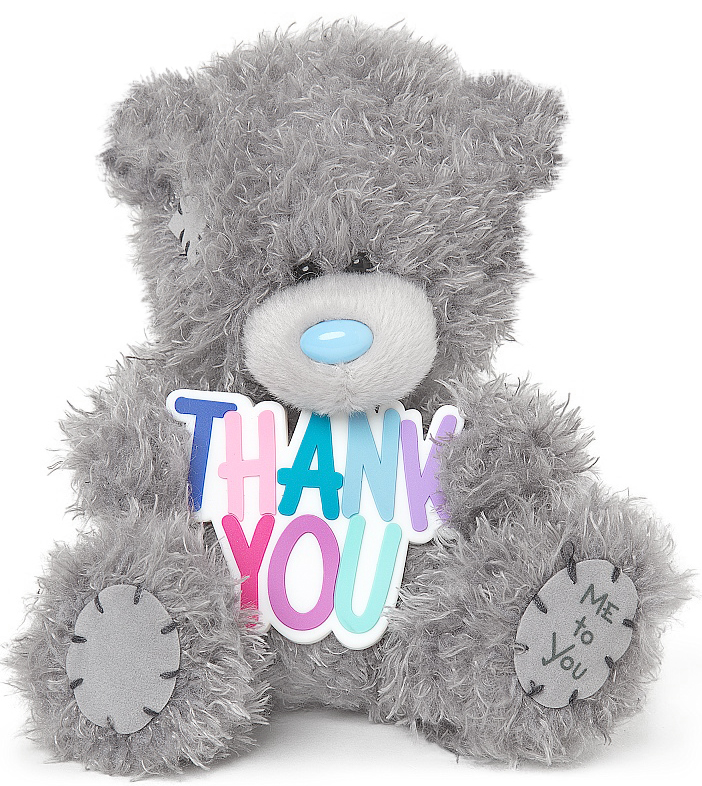 Nalle "Thank You", 13cm - Me to you