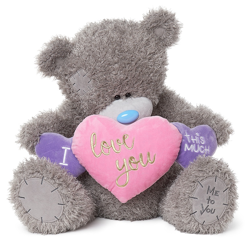 Nalle med 3 hjärtan, 50cm, Me to you, Miranda nalle