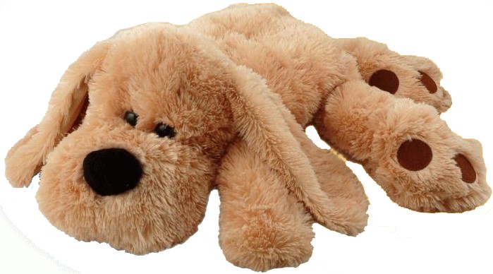 Lazy Manfred, hund 70cm brun från Bukowski Design säljs på Nalleriet.se