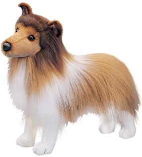 sheltie mjukisdjur, gosedjur sljs p Nalleriet.se