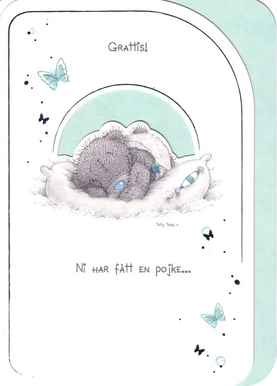 Grattis ni har fått en pojke, Me to you