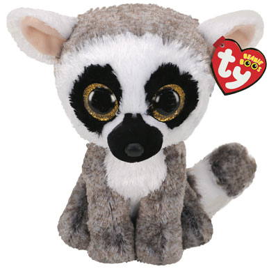 Beanie Boos Linus (Lemur) TY Gosedjur | Nalleriet.se
