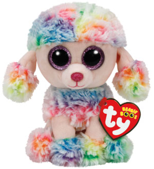 Beanie Boos Rainbow (Flerfrgad Pudel) TY Gosedjur | Nalleriet.se