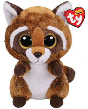 Beanie Boos Rusty (Tvättbjörn) TY Gosedjur | Nalleriet.se