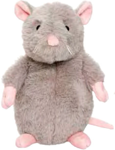 Dreamies Mus, Grå, 20cm - Teddykompaniet | Nalleriet.se