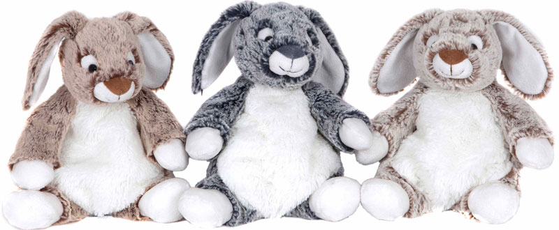 Kanin, mjukisdjur kanin, Ljus brun, 21cm - Molli Toys | Nalleriet.se