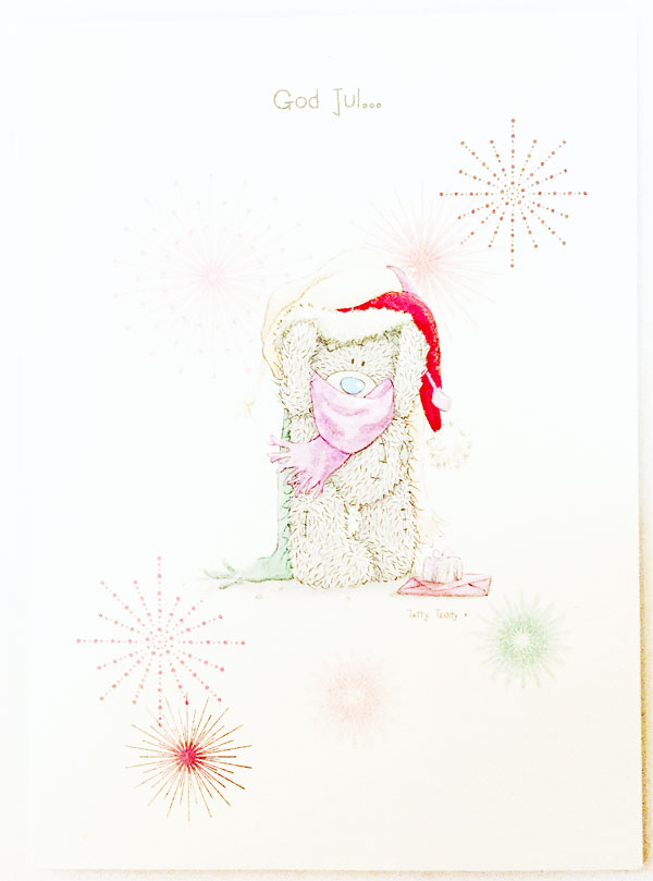 Kort, God Jul (Nalle m. halsduk) - Me To You Kort, God Jul (Nalle m. halsduk) - Me To You