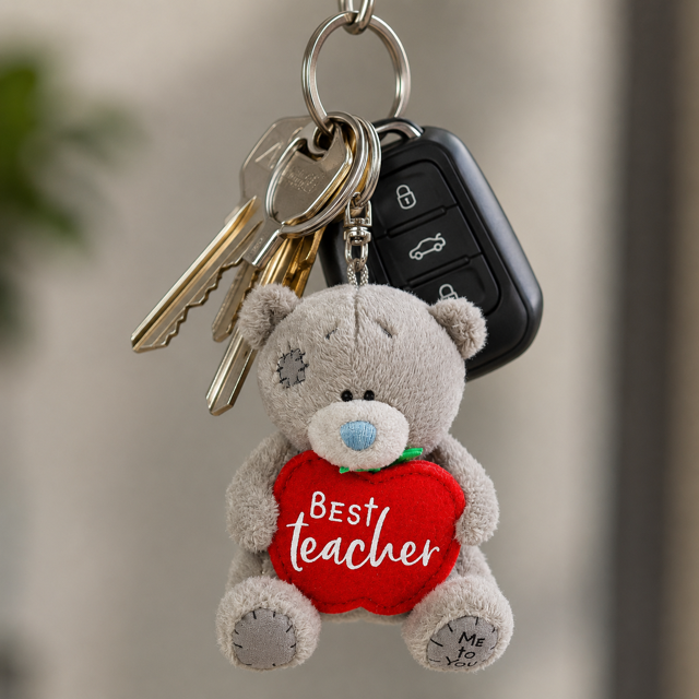 Nalle/Nyckelring Best Teacher från Me to you (Miranda nalle) säljs på Nalleriet.se