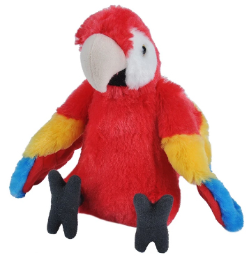 Papegoja (röd), 30cm - Wild Republic