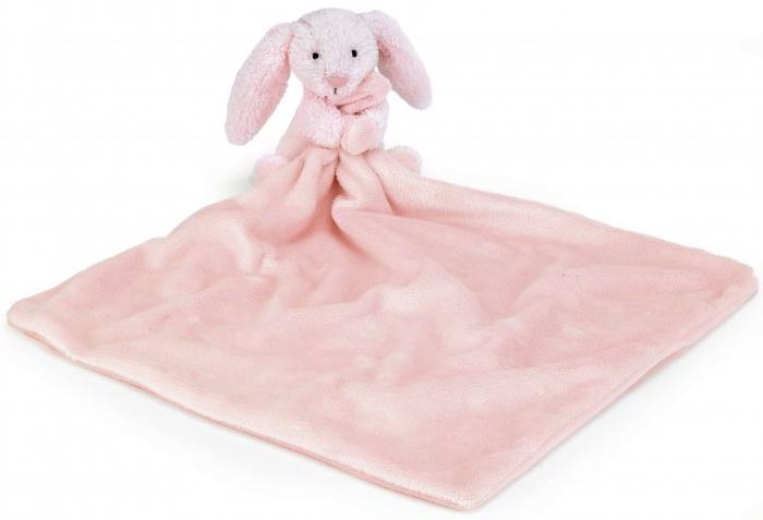 Bashful Bunny Snuttefilt, rosa från Jellycat