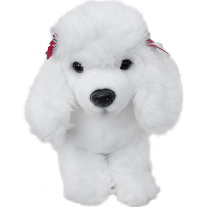 Pudel, vit från Faithful Friends mjukisdjur säljs på Nalleriet.se