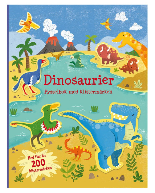 Dinosaurier - pysselbok med klistermärken