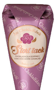 Stort Tack chokladstrut från Åre Chokladfabrik