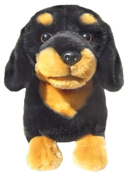 Tax (Black & Tan), från Faithful Friends mjukisdjur säljs på Nalleriet.se