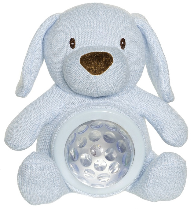 Teddy Lights Nattlampa Hund, bl frn Teddykompaniet