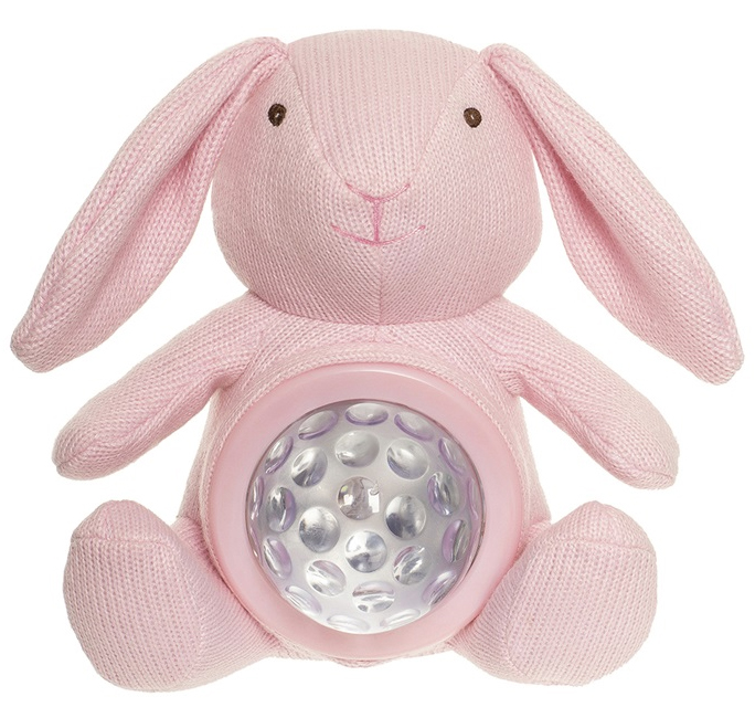 Teddy Lights Nattlampa Kanin, rosa från Teddykompaniet