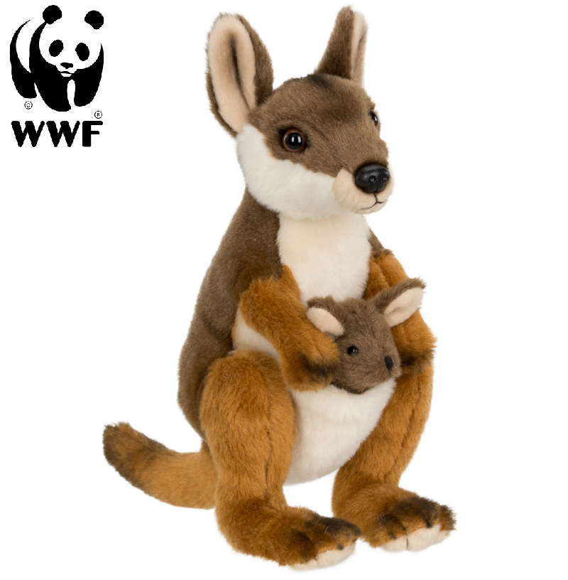 Vallaby med baby - WWF (Vrldsnaturfonden)