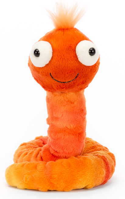 Daggmasken Winston Worm från Jellycat
